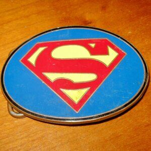 DC Comics Superman Buckle GTO Design Studio Superman Logo Super Hero Belt Buckle